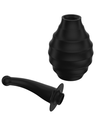 MR PLAY Ducha Anal BLKM6 Super Power Negro - Limpieza Precisa y Ergonómica para Principiantes y Expertos