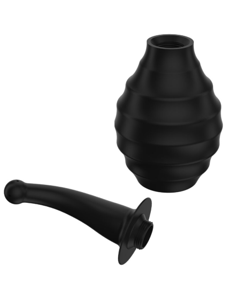 MR PLAY Ducha Anal BLKM6 Super Power Negro - Limpieza Precisa y Ergonómica para Principiantes y Expertos