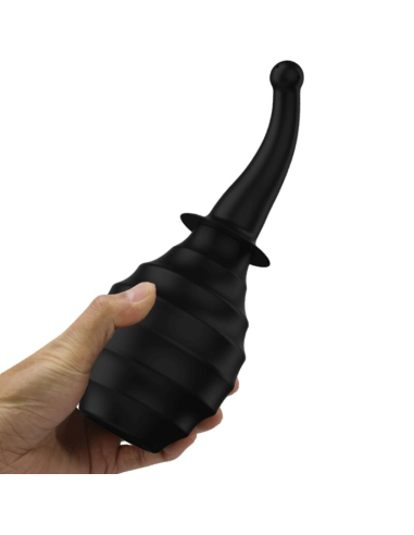 MR PLAY Ducha Anal BLKM6 Super Power Negro - Limpieza Precisa y Ergonómica para Principiantes y Expertos