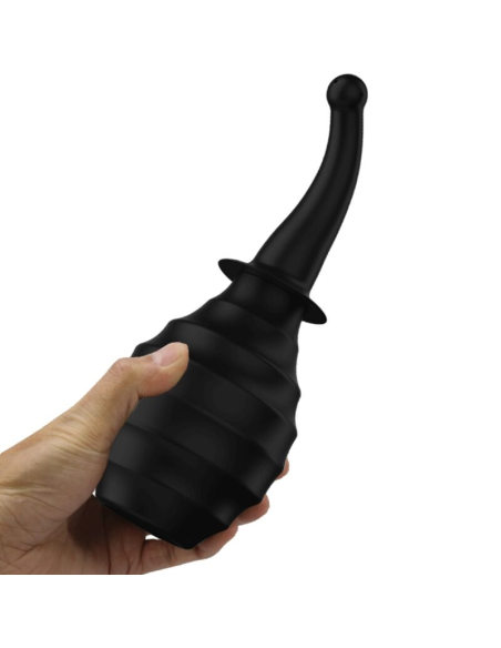 MR PLAY Ducha Anal BLKM6 Super Power Negro - Limpieza Precisa y Ergonómica para Principiantes y Expertos
