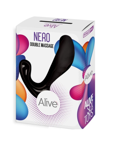 ALIVE - NERO Doble Masajeador Anal Prostático | SEXPLACE.MX