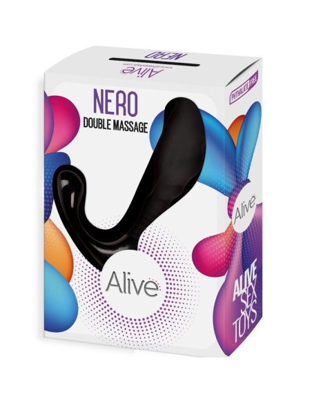 ALIVE - NERO Doble Masajeador Anal Prostático | SEXPLACE.MX