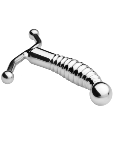 METAL HARD - Masajeador Prostático de Acero Hipoalergénico para Estimulación Anal y BDSM