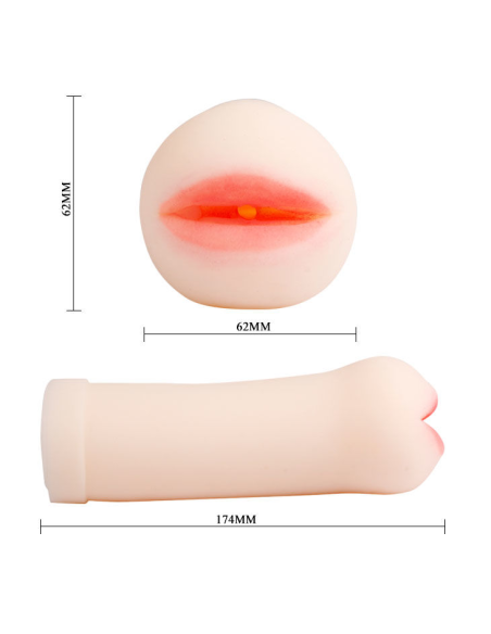 BAILE - PASSION LADY MASTURBADOR BOCA: Placer Realista y Sensación de Penetración Anal