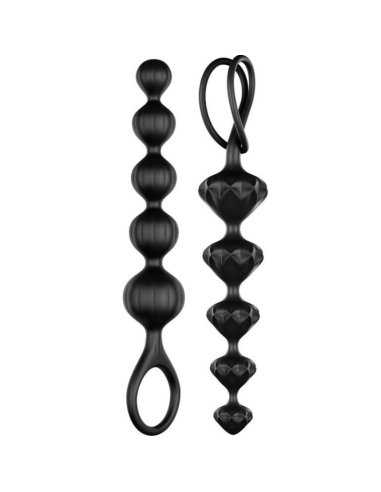 SATISFYER - LOVE BEADS Bolas Anales Negro | SexPlace.MX