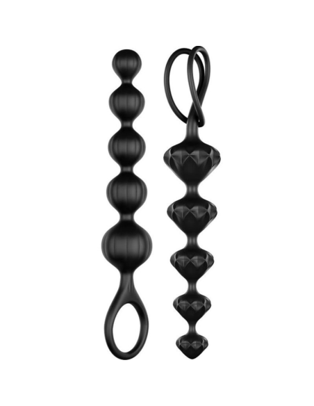 SATISFYER - LOVE BEADS Bolas Anales Negro | SexPlace.MX