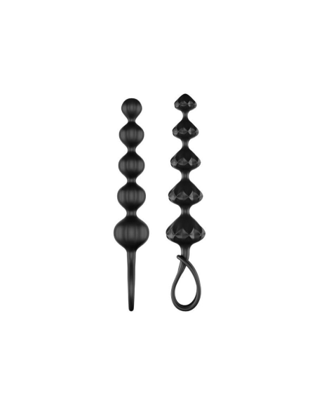 SATISFYER - LOVE BEADS Bolas Anales Negro | SexPlace.MX