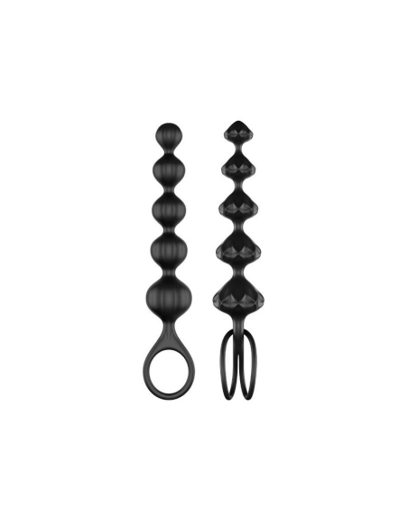 SATISFYER - LOVE BEADS Bolas Anales Negro | SexPlace.MX
