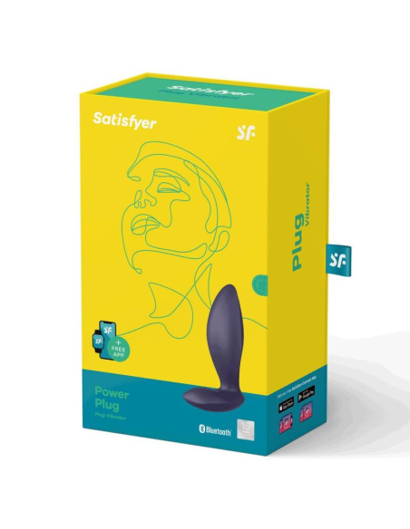 SATISFYER - POWER PLUG Morado | SexPlace.MX