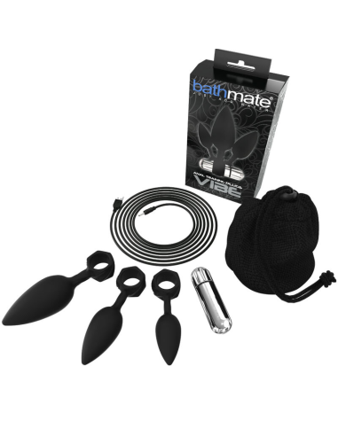BATHMATE - Kit de Entrenamiento Anal 4 Piezas con Vibe Bullet.