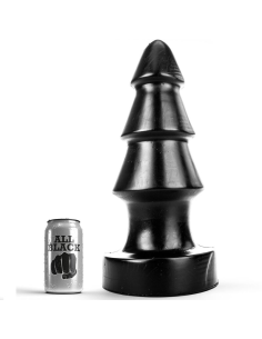 ALL BLACK - Buttplug Desafío Anal 40 cm para Avanzados | Material Hipoalergénico