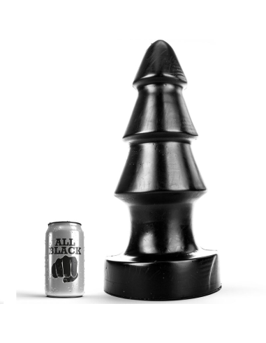 ALL BLACK - Buttplug Desafío Anal 40 cm para Avanzados | Material Hipoalergénico