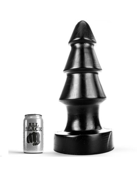 ALL BLACK - Buttplug Desafío Anal 40 cm para Avanzados | Material Hipoalergénico