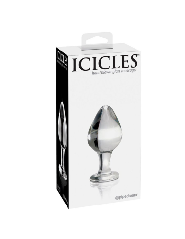 ICICLES N. 25: Elegante Masajeador de Vidrio para Placer y Relajación - Hipoalergénico y Fácil de Limpiar