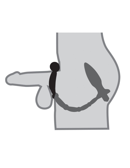 Anal Fantasy - Estimulador Mini Anal con Ring y Bala Vibradora | Placer y Orgasmo Explosivo