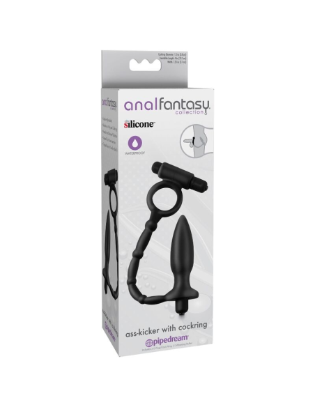 Anal Fantasy - Estimulador Mini Anal con Ring y Bala Vibradora | Placer y Orgasmo Explosivo