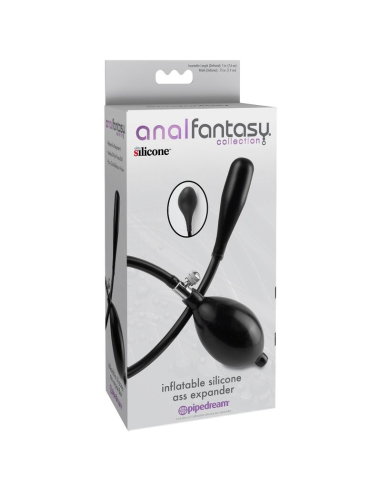 Anal Fantasy - Plug Hinchable para Estimulación Anal con Vibraciones y Ventosa