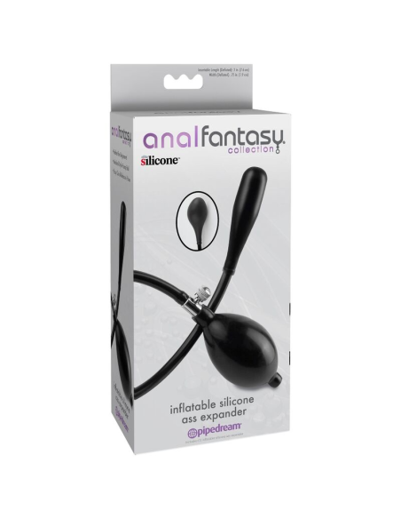 Anal Fantasy - Plug Hinchable para Estimulación Anal con Vibraciones y Ventosa