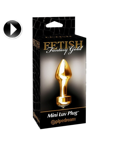 FETISH FANTASY GOLD - MINI PLUG: Placer Anal para Principiantes con Diseño Elegante y Seguro
