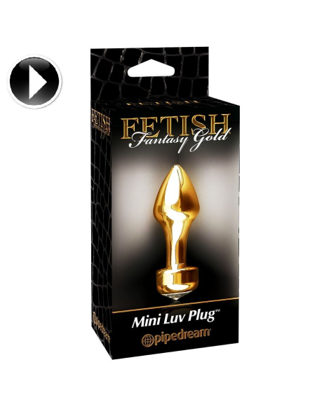 FETISH FANTASY GOLD - MINI PLUG: Placer Anal para Principiantes con Diseño Elegante y Seguro