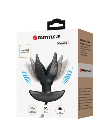 Pretty Love - Plug Anal Inflable & Recargable | Plenitud y Placer para Todos