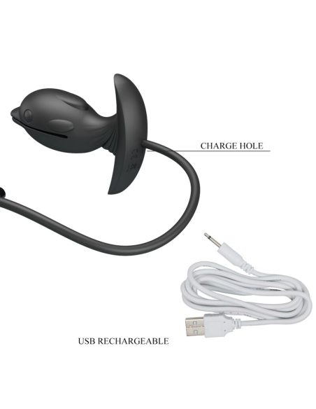 PRETTY LOVE - Plug Anal Delfin Inflable Y Recargable | SexPlace.MX