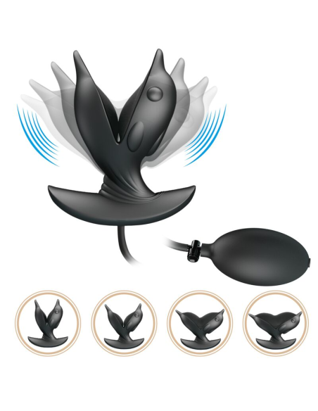 PRETTY LOVE - Plug Anal Delfin Inflable Y Recargable | SexPlace.MX