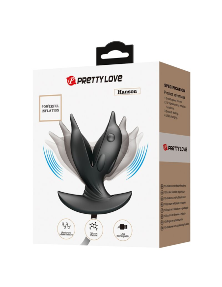PRETTY LOVE - Plug Anal Delfin Inflable Y Recargable | SexPlace.MX