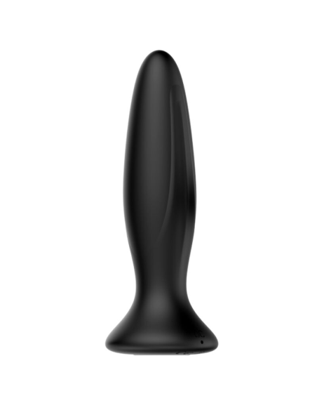 MR PLAY - Plug Anal Vibrador Negro Recargable | 12 Modos de Vibración y Diseño Ergonómico