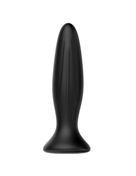 MR PLAY - Plug Anal Vibrador Negro Recargable | 12 Modos de Vibración y Diseño Ergonómico