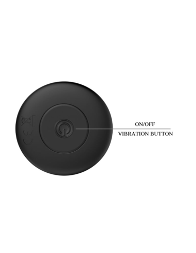 MR PLAY - Plug Anal Vibrador Negro Recargable | 12 Modos de Vibración y Diseño Ergonómico