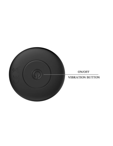 MR PLAY - Plug Anal Vibrador Negro Recargable | 12 Modos de Vibración y Diseño Ergonómico