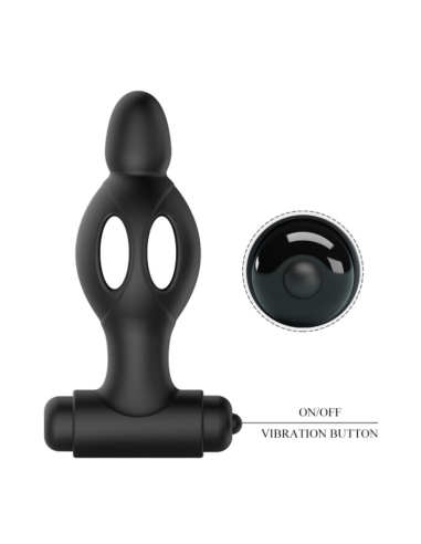MR PLAY - Plug Anal de Silicona con Vibración | 10 Modos de Placer Orgásmico