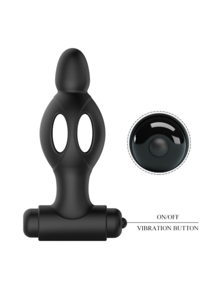 MR PLAY - Plug Anal de Silicona con Vibración | 10 Modos de Placer Orgásmico