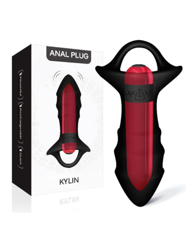 ARMONY Kylin Dedal Vibrador & Plug Anal Control Remoto Negro - Placer Versátil y Estimulante
