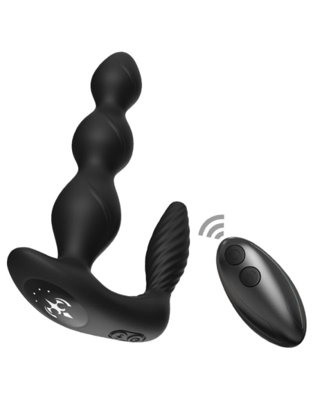 ARMONY Manfun - Vibrador y Plug Anal Control Remoto Negro para Doble Placer y Estimulación