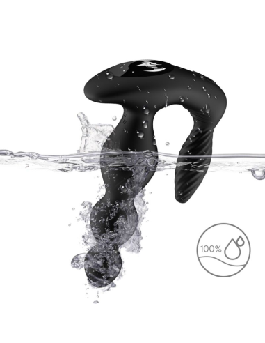 ARMONY Manfun - Vibrador y Plug Anal Control Remoto Negro para Doble Placer y Estimulación