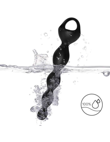 ARMONY Vibrador Dedal Plug Anal Negro - Doble Estimulación y Placer Inigualable