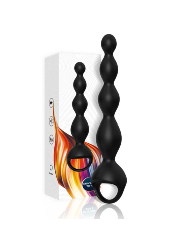 ARMONY Vibrador Dedal Plug Anal Negro - Doble Estimulación y Placer Inigualable