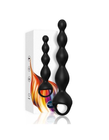 ARMONY Vibrador Dedal Plug Anal Negro - Doble Estimulación y Placer Inigualable