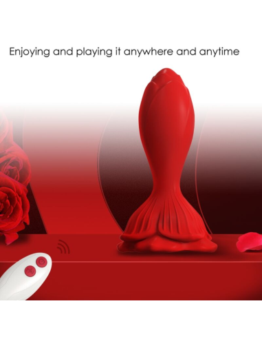 ARMONY Rosa Vibrador & Plug Anal Pequeño con Control Remoto - Placer Doble y Estimulación Versátil