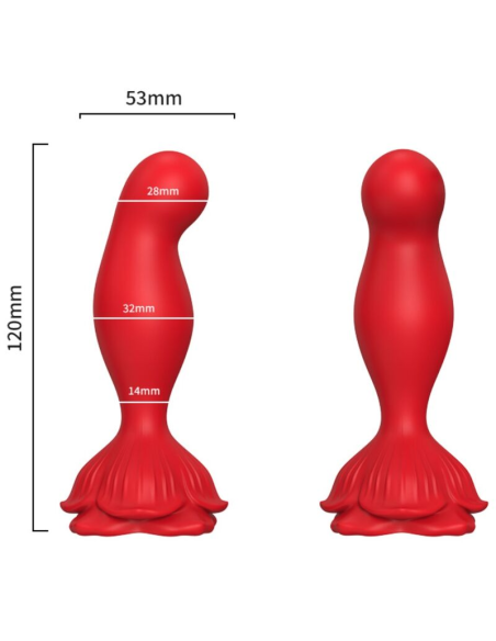ARMONY Rosa Vibrador & Plug Anal Control Remoto Rojo - Placer Versátil y Estimulante