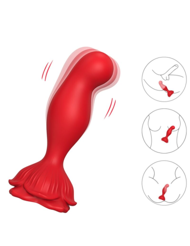 ARMONY Rosa Vibrador & Plug Anal Control Remoto Rojo - Placer Versátil y Estimulante