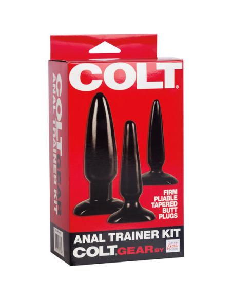 Calexotics - Colt Kit de Entrenamiento Anal: Plugs Suaves para Iniciación y Diversión