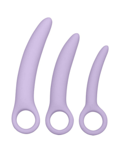 CALExotics - Dr. Laura Berman Alena Set: 3 Dilatadores Vaginales de Silicona para Tratamientos y Ejercicios Pelvicos