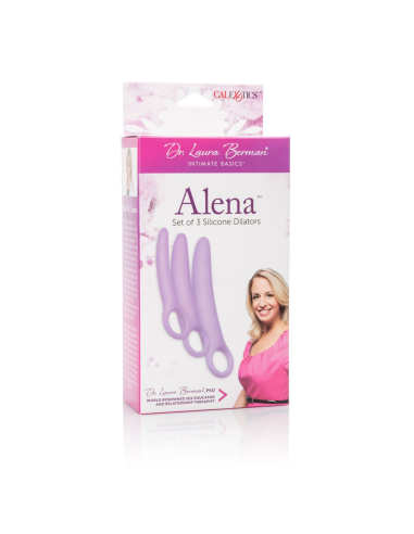CALExotics - Dr. Laura Berman Alena Set: 3 Dilatadores Vaginales de Silicona para Tratamientos y Ejercicios Pelvicos