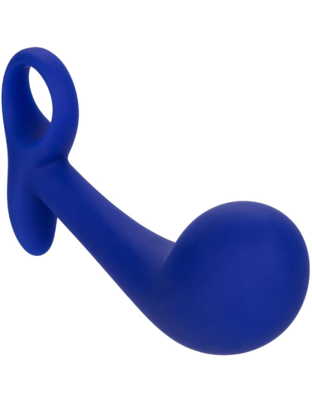 Set de Entrenamiento Anal CalExotics Admiral - 2 Plugs de Silicona Ergonómicos Azul