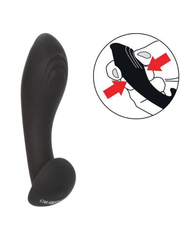 CALEXOTICS - LIQUID SILICONE FLEX PROBE: Sonda Anal Ergonómica con 12 Vibraciones para Placer Intenso y Comodidad Premium