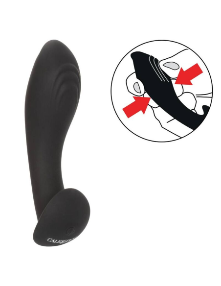 CALEXOTICS - LIQUID SILICONE FLEX PROBE: Sonda Anal Ergonómica con 12 Vibraciones para Placer Intenso y Comodidad Premium