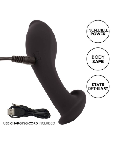 CALEXOTICS - LIQUID SILICONE FLEX PROBE: Sonda Anal Ergonómica con 12 Vibraciones para Placer Intenso y Comodidad Premium